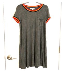 Grey T-shirt dress